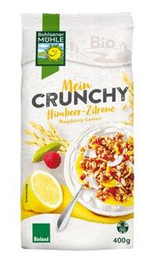 Bohlsener Mühle 6x Mein Crunchy Himbeer-Zitrone 400g