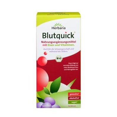 Herbaria 6x Herbaria Blutquick bio 500ml