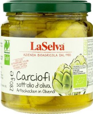 LaSelva Artischocken in Olivenöl 280g