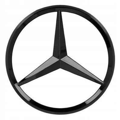 Selbstklebende Mercedes-logo-plakette Schwarz