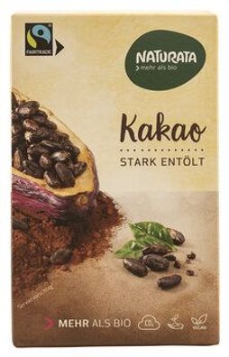 Naturata 6x Kakao, stark entölt 125g