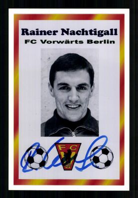 Rainer Nachtigall DDR Nationalspieler 1960-65 Original Signiert + A 234684