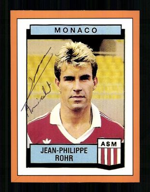 Jean Philippe Rohr AS Monaco Original Signiert + A 234794