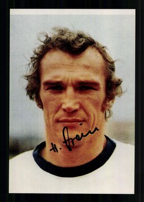 Helmut Stein Foto DDR Nationalspieler WM 1974 Original Signiert + A 234643