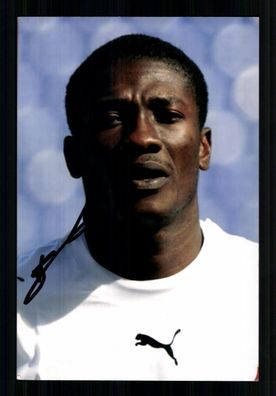 Asamoah Gyan Nationalspieler Gahna Original Signiert + A 234750