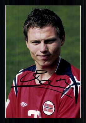 Björn Helge Riise Nationalspieler Norwegen Original Signiert + A 234756