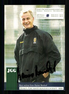 Rainer Bonhof Nationaltrainer Schottland Original Signiert + A 234816