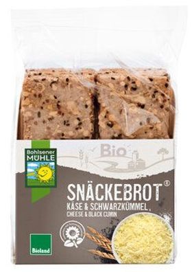 Bohlsener Mühle 3x Snäckebrot Käse & Schwarzkümmel 200g