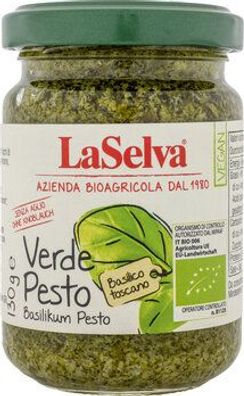 LaSelva 3x Verde Pesto - Basilikum Würzpaste 130g