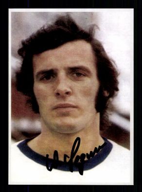 Wolfgang Seguin Autogrammkarte DFB DDR WM 1974 Original Signiert