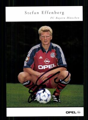 Stefan Effenberg Autogrammkarte Bayern München 2000-01 Original Signiert