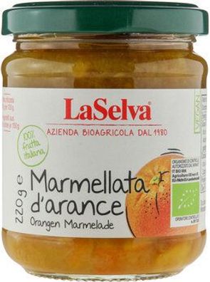 LaSelva 6x Orangen Marmelade 220g