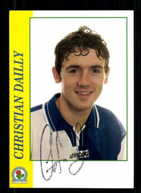 Christian Dailly Autogrammkarte Blackburn Rovers Original Signiert + A 234513