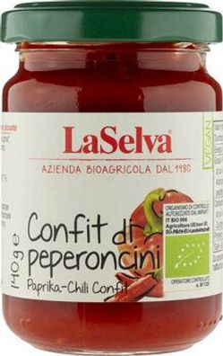 LaSelva 3x Paprika-Chili Confit - scharfe Zubereitung 140g