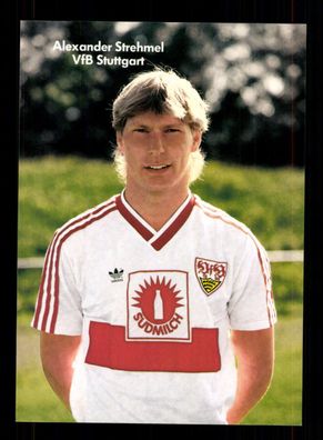 Alexander Strehmel Autogrammkarte VFB Stuttgart 1987-88 TOP + A 143186 OU