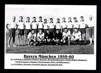 FC Bayern München Mannschaftskarte 1959-60