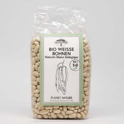 Planet Nature 3x Planet Nature Bio weisse Bohnen 500g 500g