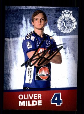 Oliver Milde Autogrammkarte VFL Bad Schwartau Original Handball + A165465