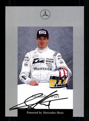 Alexander Wurz Formel 1 Fahrer 1997-2007 Original Signiert + A 234149