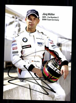 Jörg Müller Autogrammkarte Original Signiert Motorsport + A 234367