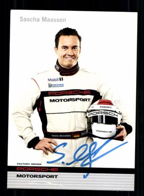 Sascha Maassen Autogrammkarte Original Signiert Motorsport + A 234373