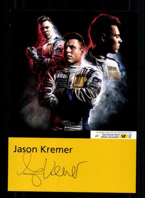 Jason Kremer Autogrammkarte Original Signiert Motorsport + A 234380