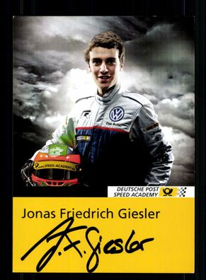 Jonas Friedrich Giesler Autogrammkarte Original Signiert Motorsport + A 234406