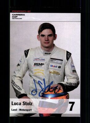 Luca Stolz Autogrammkarte Original Signiert Motorsport + A 234415