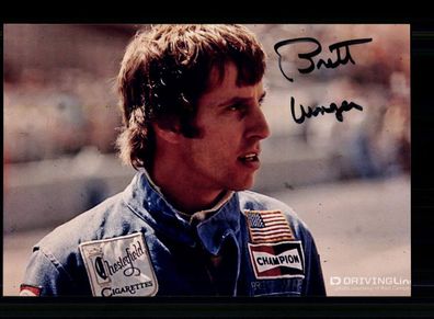 Brett Lunger Formel 1 1975-1978 Foto Original Signiert + A 234103