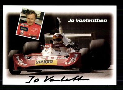 Jo Vonlanthen Formel 1 1975 Original Signiert + A 234144