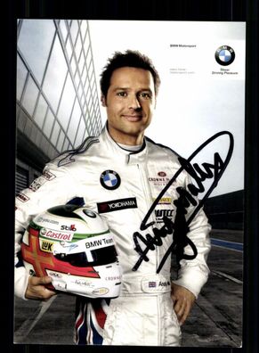 Andy Priaulx Autogrammkarte Original Signiert Motorsport + A 234364