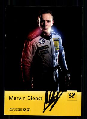 Marvin Dienst Autogrammkarte Original Signiert Motorsport + A 234399