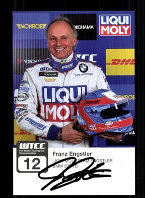 Franz Engstler Autogrammkarte Original Signiert Motorsport + A 234410