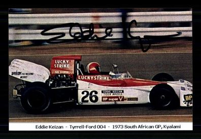 Eddie Keizan Formel 1 1973-1975 Foto Original Signiert + A 234111