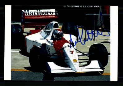 Michael Andretti Formel 1 1993 Foto Original Signiert + A 234115