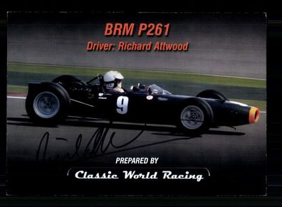 Richard Attwood Formel 1 1965-1969 Original Signiert + A 234141