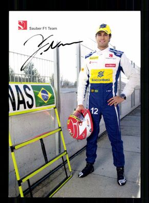 Felipe Nasr Formel 1 2015-2016 Original Signiert + A 234151