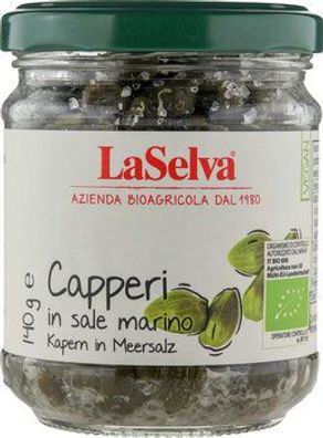 LaSelva 3x Kapern in Meersalz 140g