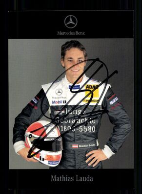 Mathias Lauda Autogrammkarte Original Signiert Motorsport + A 234249