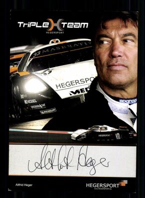 Alfrid Heger Autogrammkarte Original Signiert Motorsport + A 234386