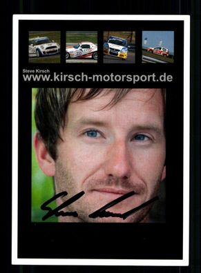 Steve Kirsch Autogrammkarte Original Signiert Motorsport + A 234411