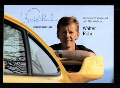 Walter Röhrl Autogrammkarte Motorsport Original Signiert + A 234163