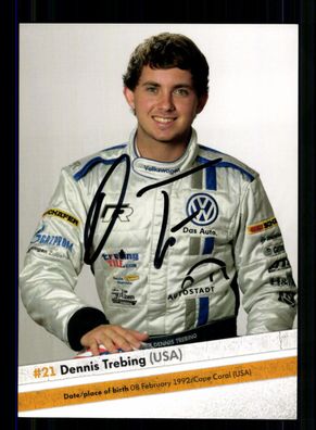 Dennis Trebing Autogrammkarte Original Signiert Motorsport + A 234263