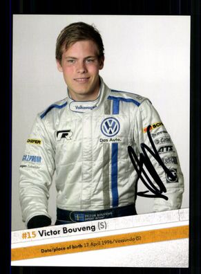 Victor Bouveng Autogrammkarte Original Signiert Motorsport + A 234265