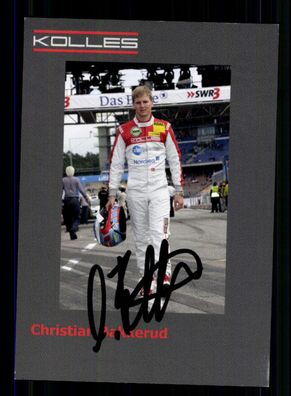 Christian Bakkerud Autogrammkarte Original Signiert Motorsport + A 234266