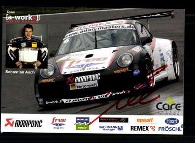 Sebastian Asch Autogrammkarte Original Signiert Motorsport + A 234285