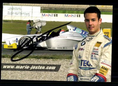 Mario Josten Autogrammkarte Original Signiert Motorsport + A 234317