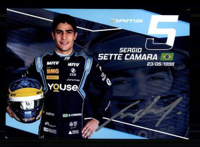 Sergio Sette Camara Autogrammkarte Original Signiert Motorsport + A 234254