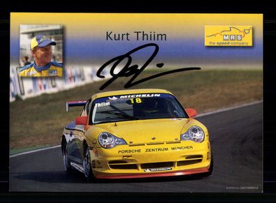 Kurt Thiim Autogrammkarte Original Signiert Motorsport + A 234256