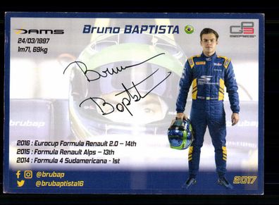 Bruno Baptista Autogrammkarte Original Signiert Motorsport + A 234297